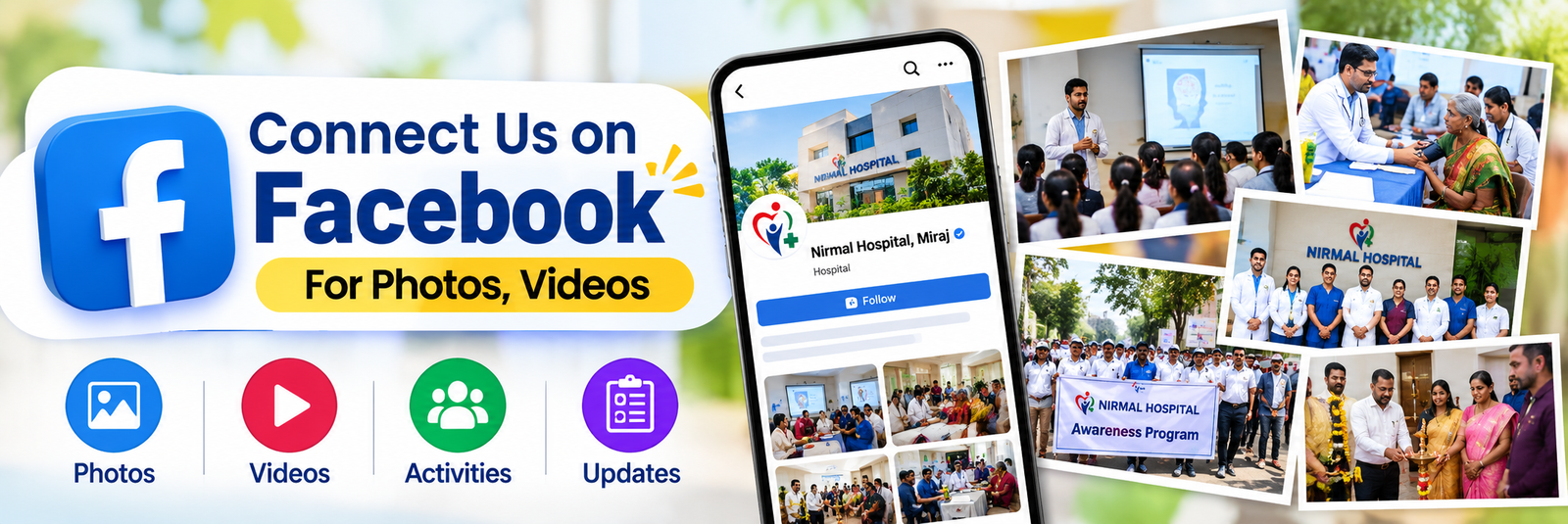 Connect With Nirmal Hospital on Facebook